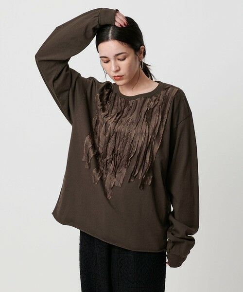 BEAUTY&YOUTH UNITED ARROWS / ビューティー&ユース ユナイテッドアローズ カットソー | ＜dahl’ia＞リメイク ロングスリーブ カットソー | 詳細13