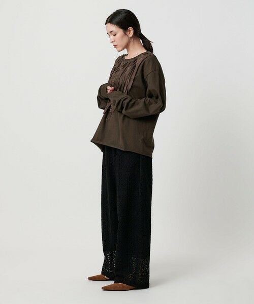 BEAUTY&YOUTH UNITED ARROWS / ビューティー&ユース ユナイテッドアローズ カットソー | ＜dahl’ia＞リメイク ロングスリーブ カットソー | 詳細15