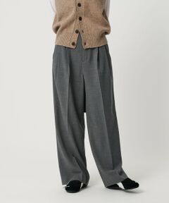 BEAUTY&YOUTH UNITED ARROWS / ビューティー&ユース ユナイテッドアローズ その他パンツ | ポリエステルブレンド ２タック タブワイドパンツ