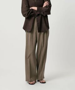 BEAUTY&YOUTH UNITED ARROWS / ビューティー&ユース ユナイテッドアローズ その他パンツ | ポリエステルブレンド ２タック タブワイドパンツ