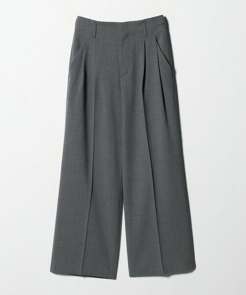 BEAUTY&YOUTH UNITED ARROWS / ビューティー&ユース ユナイテッドアローズ その他パンツ | ポリエステルブレンド ２タック タブワイドパンツ | 詳細7