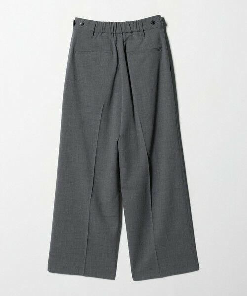 BEAUTY&YOUTH UNITED ARROWS / ビューティー&ユース ユナイテッドアローズ その他パンツ | ポリエステルブレンド ２タック タブワイドパンツ | 詳細8