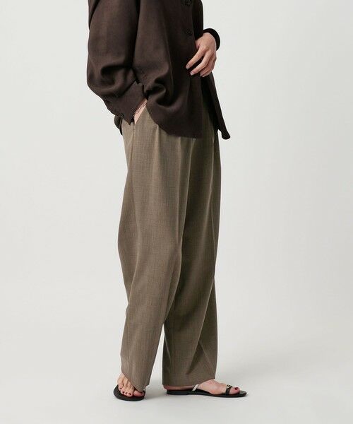 BEAUTY&YOUTH UNITED ARROWS / ビューティー&ユース ユナイテッドアローズ その他パンツ | ポリエステルブレンド ２タック タブワイドパンツ | 詳細20