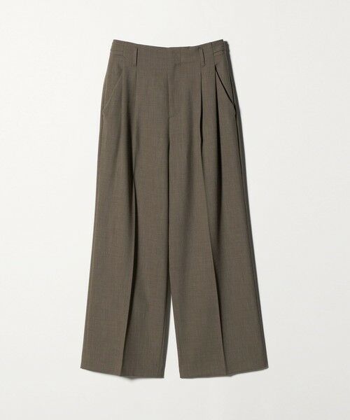 BEAUTY&YOUTH UNITED ARROWS / ビューティー&ユース ユナイテッドアローズ その他パンツ | ポリエステルブレンド ２タック タブワイドパンツ | 詳細22