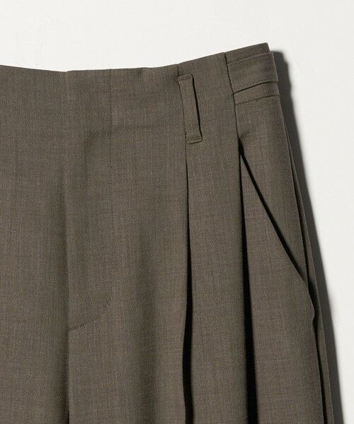 BEAUTY&YOUTH UNITED ARROWS / ビューティー&ユース ユナイテッドアローズ その他パンツ | ポリエステルブレンド ２タック タブワイドパンツ | 詳細24