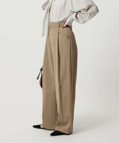 BEAUTY&YOUTH UNITED ARROWS / ビューティー&ユース ユナイテッドアローズ スラックス・ドレスパンツ | ポリエステルブレンド ツイルバックゴムパンツ