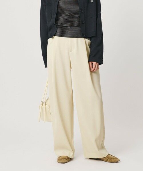 BEAUTY&YOUTH UNITED ARROWS / ビューティー&ユース ユナイテッドアローズ スラックス・ドレスパンツ | ポリエステルブレンド ツイルバックゴムパンツ | 詳細2