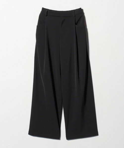 BEAUTY&YOUTH UNITED ARROWS / ビューティー&ユース ユナイテッドアローズ スラックス・ドレスパンツ | ポリエステルブレンド ツイルバックゴムパンツ | 詳細4
