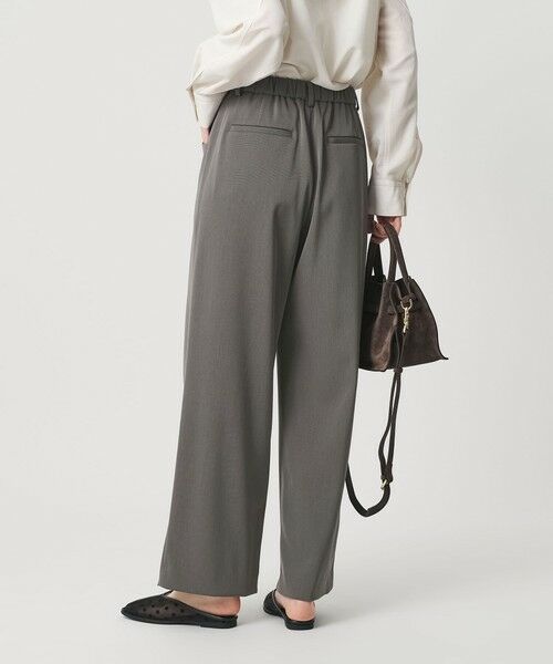 BEAUTY&YOUTH UNITED ARROWS / ビューティー&ユース ユナイテッドアローズ スラックス・ドレスパンツ | ポリエステルブレンド ツイルバックゴムパンツ | 詳細9