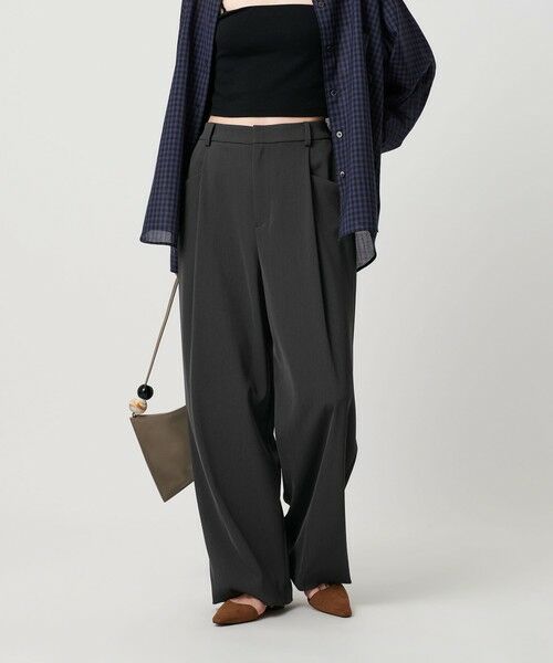 BEAUTY&YOUTH UNITED ARROWS / ビューティー&ユース ユナイテッドアローズ スラックス・ドレスパンツ | ポリエステルブレンド ツイルバックゴムパンツ | 詳細4