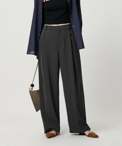 パンツ Beauty&youth united arrows kmatsu pack ポリエステルサテンサイドラインパンツ（その他パンツ