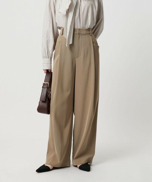 BEAUTY&YOUTH UNITED ARROWS / ビューティー&ユース ユナイテッドアローズ スラックス・ドレスパンツ | ポリエステルブレンド ツイルバックゴムパンツ | 詳細10