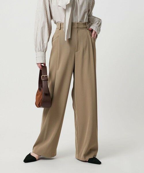 BEAUTY&YOUTH UNITED ARROWS / ビューティー&ユース ユナイテッドアローズ スラックス・ドレスパンツ | ポリエステルブレンド ツイルバックゴムパンツ | 詳細17