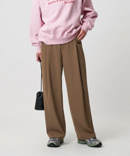 BEAUTY&YOUTH UNITED ARROWS / ビューティー&ユース ユナイテッドアローズ スラックス・ドレスパンツ | ポリエステルブレンド ツイルバックゴムパンツ | 詳細17