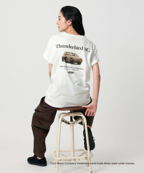 BEAUTY&YOUTH UNITED ARROWS / ビューティー&ユース ユナイテッドアローズ カットソー | 【別注】＜GOOD ROCK SPEED＞FORD Thunderbird Tシャツ | 詳細5