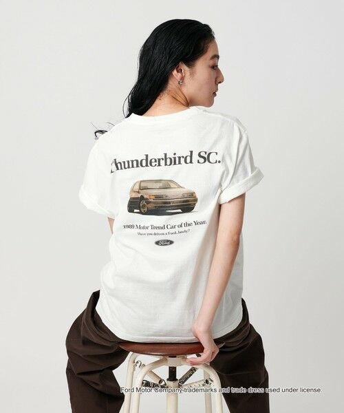 BEAUTY & YOUTH UNITED ARROWS/ビューティー&ユース ユナイテッドアローズ 【別注】＜GOOD ROCK SPEED＞FORD Thunderbird Tシャツ WHITE FREE