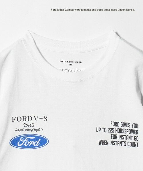 BEAUTY&YOUTH UNITED ARROWS / ビューティー&ユース ユナイテッドアローズ カットソー | 【別注】＜GOOD ROCK SPEED＞FORD ロゴTシャツ | 詳細10