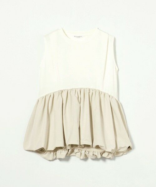 BEAUTY&YOUTH UNITED ARROWS / ビューティー&ユース ユナイテッドアローズ カットソー | 【WEB限定】ペプラムバルーン ノースリーブプルオーバー -ウォッシャブル- | 詳細3