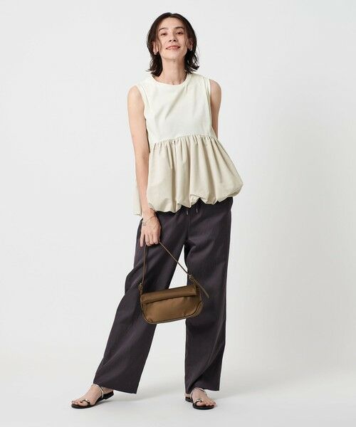 BEAUTY&YOUTH UNITED ARROWS / ビューティー&ユース ユナイテッドアローズ カットソー | 【WEB限定】ペプラムバルーン ノースリーブプルオーバー -ウォッシャブル- | 詳細2