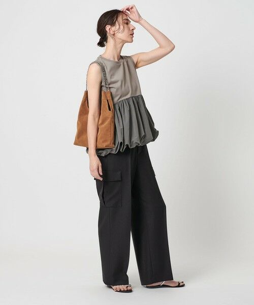 BEAUTY&YOUTH UNITED ARROWS / ビューティー&ユース ユナイテッドアローズ カットソー | 【WEB限定】ペプラムバルーン ノースリーブプルオーバー -ウォッシャブル- | 詳細9