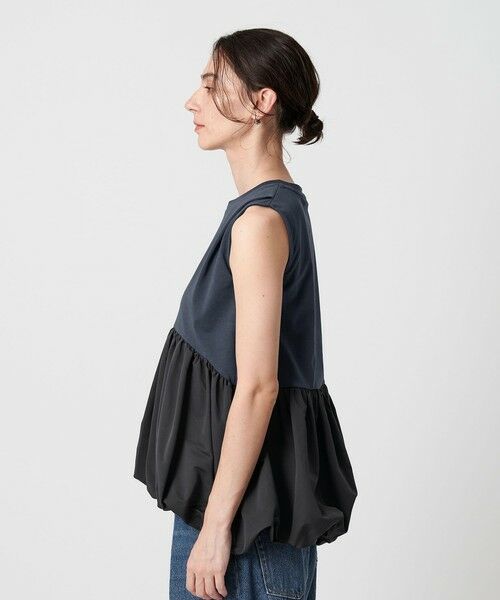 BEAUTY&YOUTH UNITED ARROWS / ビューティー&ユース ユナイテッドアローズ カットソー | 【WEB限定】ペプラムバルーン ノースリーブプルオーバー -ウォッシャブル- | 詳細22