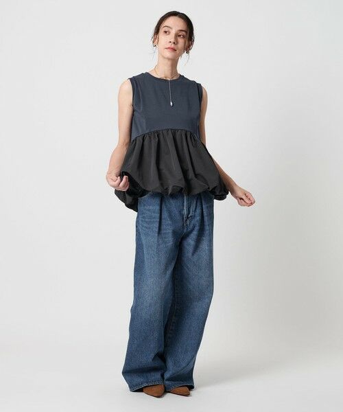 BEAUTY&YOUTH UNITED ARROWS / ビューティー&ユース ユナイテッドアローズ カットソー | 【WEB限定】ペプラムバルーン ノースリーブプルオーバー -ウォッシャブル- | 詳細19