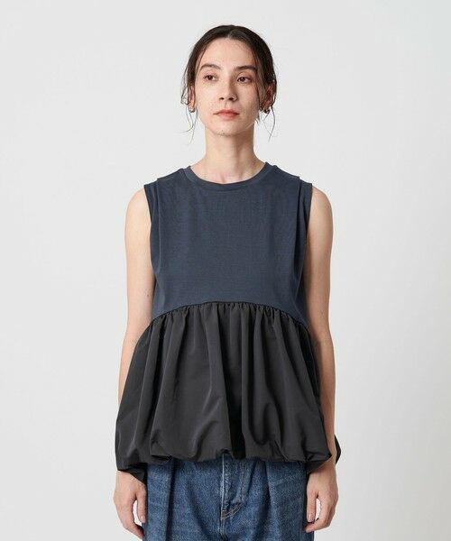 BEAUTY&YOUTH UNITED ARROWS / ビューティー&ユース ユナイテッドアローズ カットソー | 【WEB限定】ペプラムバルーン ノースリーブプルオーバー -ウォッシャブル- | 詳細21