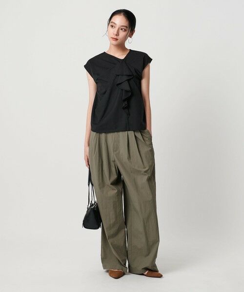 BEAUTY&YOUTH UNITED ARROWS / ビューティー&ユース ユナイテッドアローズ カットソー | 【WEB限定】ラッフルフレンチスリーブ プルオーバー -汗染み防止- | 詳細3