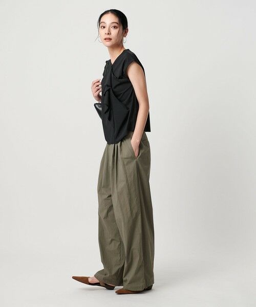 BEAUTY&YOUTH UNITED ARROWS / ビューティー&ユース ユナイテッドアローズ カットソー | 【WEB限定】ラッフルフレンチスリーブ プルオーバー -汗染み防止- | 詳細4