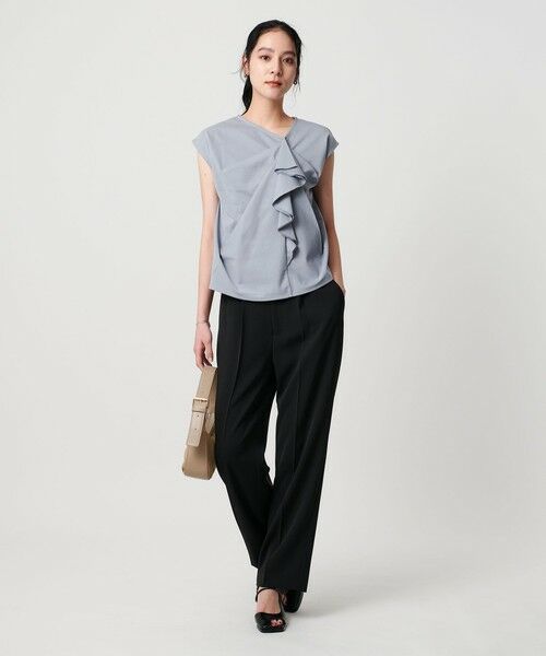 BEAUTY&YOUTH UNITED ARROWS / ビューティー&ユース ユナイテッドアローズ カットソー | 【WEB限定】ラッフルフレンチスリーブ プルオーバー -汗染み防止- | 詳細10