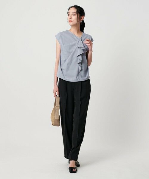 BEAUTY&YOUTH UNITED ARROWS / ビューティー&ユース ユナイテッドアローズ カットソー | 【WEB限定】ラッフルフレンチスリーブ プルオーバー -汗染み防止- | 詳細11