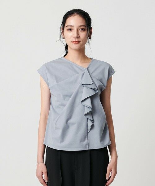 BEAUTY&YOUTH UNITED ARROWS / ビューティー&ユース ユナイテッドアローズ カットソー | 【WEB限定】ラッフルフレンチスリーブ プルオーバー -汗染み防止- | 詳細12