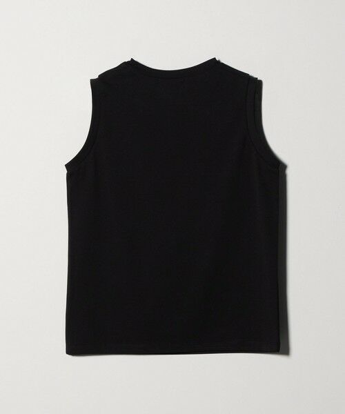BEAUTY&YOUTH UNITED ARROWS / ビューティー&ユース ユナイテッドアローズ カットソー | 【WEB限定】グリッタートロンプルイユ ノースリーブTシャツ | 詳細15