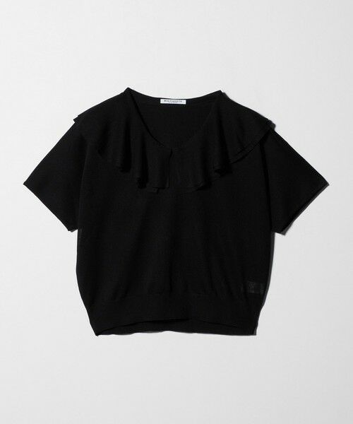 BEAUTY&YOUTH UNITED ARROWS / ビューティー&ユース ユナイテッドアローズ ニット・セーター | 【WEB限定】フリルカラー ニットプルオーバー -ウォッシャブル- | 詳細4