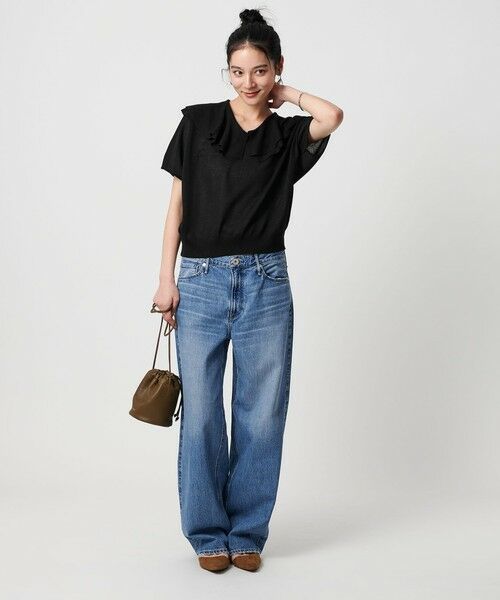 BEAUTY&YOUTH UNITED ARROWS / ビューティー&ユース ユナイテッドアローズ ニット・セーター | 【WEB限定】フリルカラー ニットプルオーバー -ウォッシャブル- | 詳細3