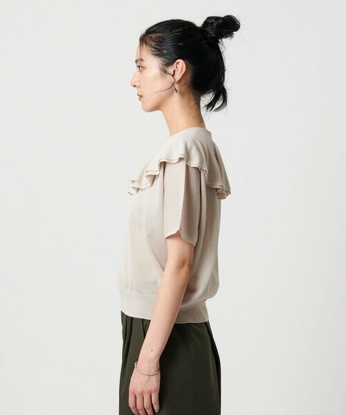 BEAUTY&YOUTH UNITED ARROWS / ビューティー&ユース ユナイテッドアローズ ニット・セーター | 【WEB限定】フリルカラー ニットプルオーバー -ウォッシャブル- | 詳細13