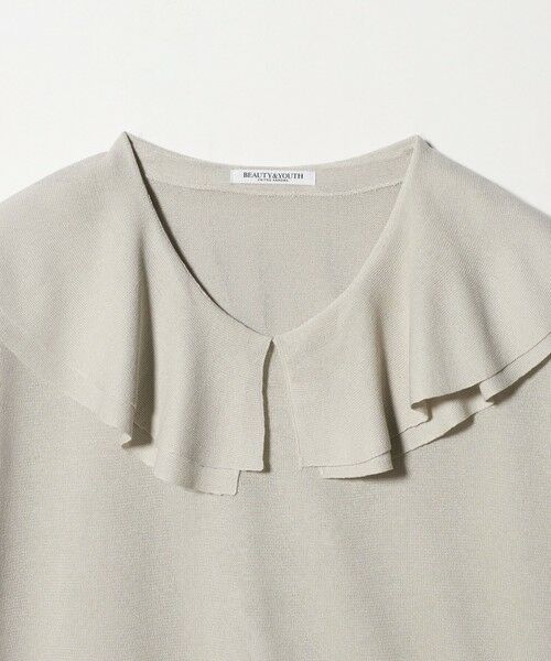 BEAUTY&YOUTH UNITED ARROWS / ビューティー&ユース ユナイテッドアローズ ニット・セーター | 【WEB限定】フリルカラー ニットプルオーバー -ウォッシャブル- | 詳細17