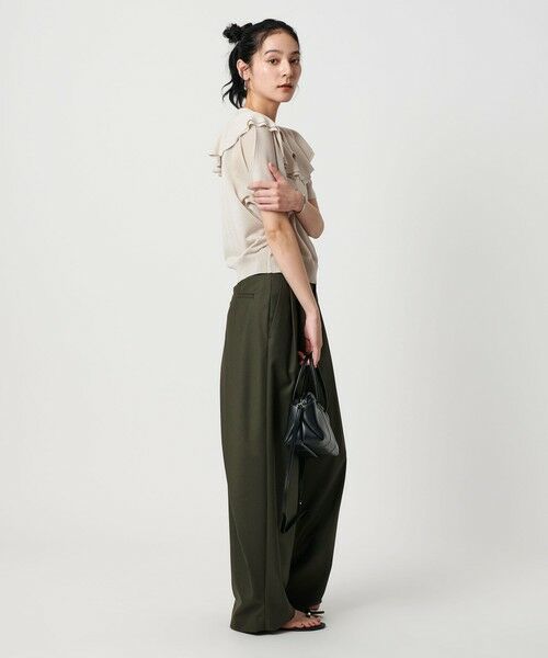 BEAUTY&YOUTH UNITED ARROWS / ビューティー&ユース ユナイテッドアローズ ニット・セーター | 【WEB限定】フリルカラー ニットプルオーバー -ウォッシャブル- | 詳細11