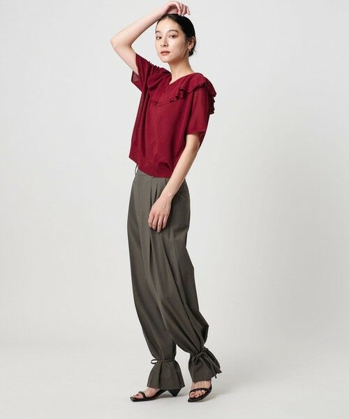 BEAUTY&YOUTH UNITED ARROWS / ビューティー&ユース ユナイテッドアローズ ニット・セーター | 【WEB限定】フリルカラー ニットプルオーバー -ウォッシャブル- | 詳細24