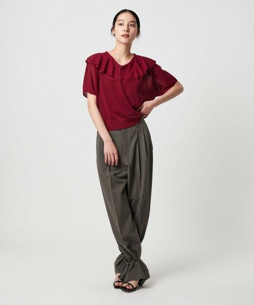 BEAUTY&YOUTH UNITED ARROWS / ビューティー&ユース ユナイテッドアローズ ニット・セーター | 【WEB限定】フリルカラー ニットプルオーバー -ウォッシャブル- | 詳細23
