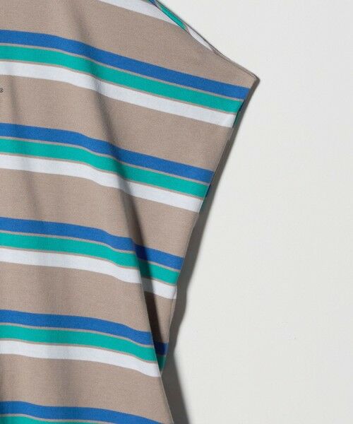 BEAUTY&YOUTH UNITED ARROWS / ビューティー&ユース ユナイテッドアローズ Tシャツ | ＜Americana＞マルチボーダー スリーブレス トップス/ベージュ | 詳細10