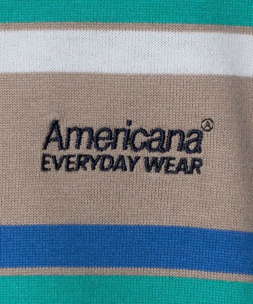 BEAUTY&YOUTH UNITED ARROWS / ビューティー&ユース ユナイテッドアローズ Tシャツ | ＜Americana＞マルチボーダー スリーブレス トップス/ベージュ | 詳細12