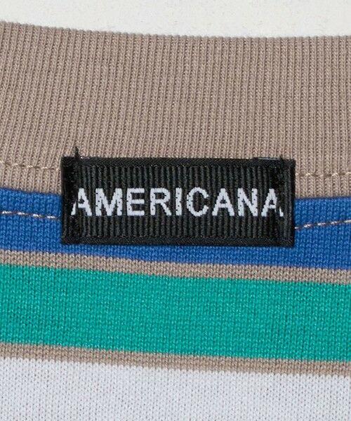 BEAUTY&YOUTH UNITED ARROWS / ビューティー&ユース ユナイテッドアローズ Tシャツ | ＜Americana＞マルチボーダー スリーブレス トップス/ベージュ | 詳細13