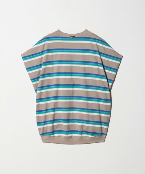 BEAUTY&YOUTH UNITED ARROWS / ビューティー&ユース ユナイテッドアローズ Tシャツ | ＜Americana＞マルチボーダー スリーブレス トップス/ベージュ | 詳細8