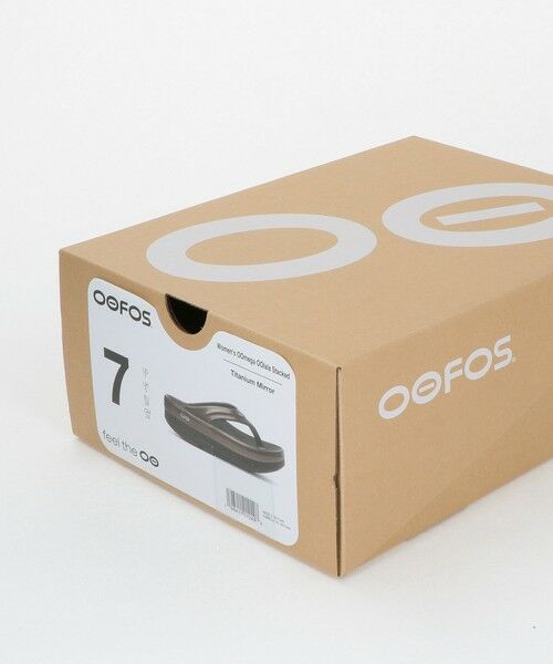 OOFOS OOmega LUXE サンダル DK.BROWN 24cm OOFOS＞OOmega LUXE サンダル （サンダル）｜BEAUTY&YOUTH