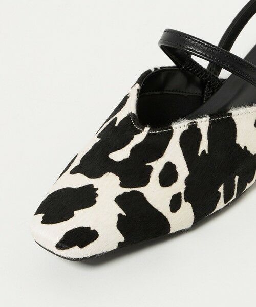 BEAUTY&YOUTH UNITED ARROWS / ビューティー&ユース ユナイテッドアローズ サンダル | ヘアー×レザー コンビ フラットシューズ | 詳細11