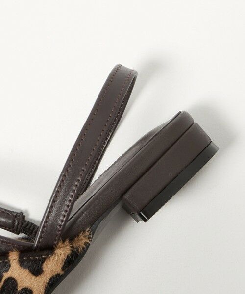 BEAUTY&YOUTH UNITED ARROWS / ビューティー&ユース ユナイテッドアローズ サンダル | ヘアー×レザー コンビ フラットシューズ | 詳細20