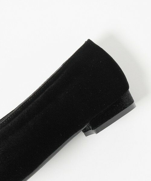 BEAUTY&YOUTH UNITED ARROWS / ビューティー&ユース ユナイテッドアローズ フラットシューズ | ギャザートゥ ベルベット フラットシューズ | 詳細6