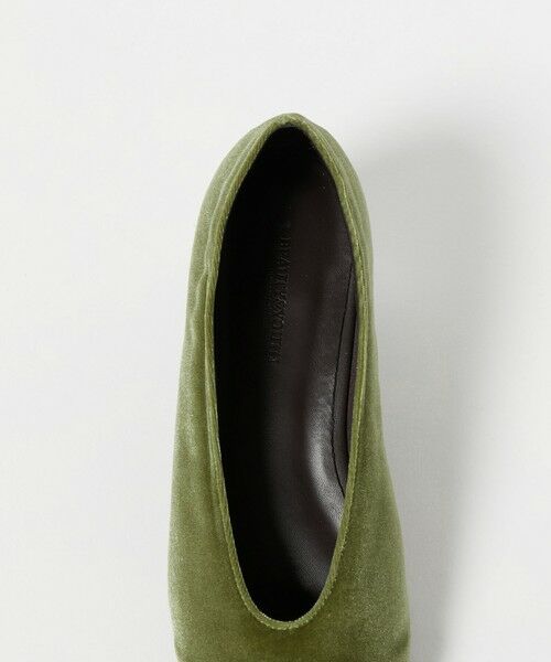 BEAUTY&YOUTH UNITED ARROWS / ビューティー&ユース ユナイテッドアローズ フラットシューズ | ギャザートゥ ベルベット フラットシューズ | 詳細15