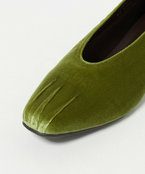 BEAUTY&YOUTH UNITED ARROWS / ビューティー&ユース ユナイテッドアローズ フラットシューズ | ギャザートゥ ベルベット フラットシューズ | 詳細16